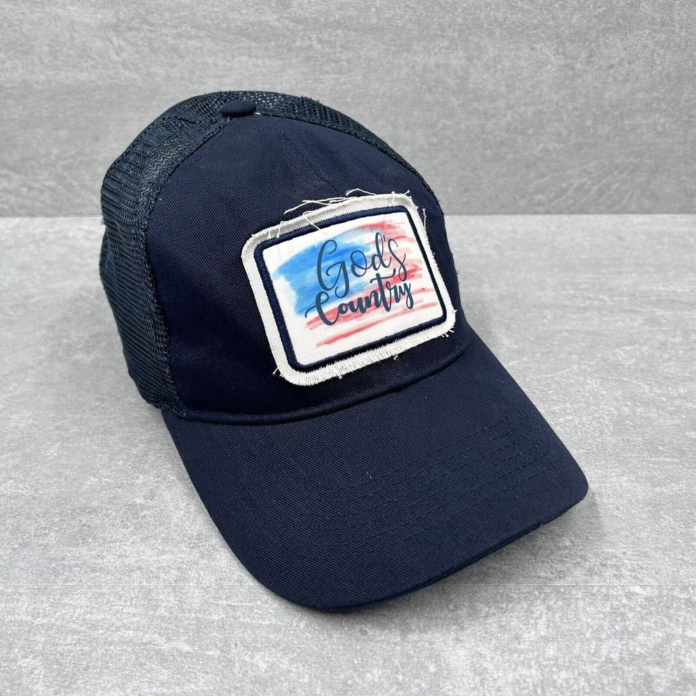 GOD’S COUNTRY Hat Baseball Ball Cap Adjustable SNAPBACK Mesh Back